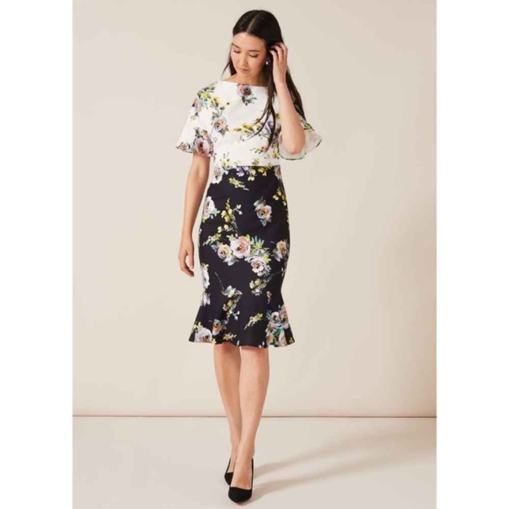 Phase Eight Anita Floral Dress - Picture 2 of 13